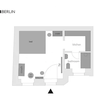 Apartment J8 Room22 Studioapartment Mitte Mitte *