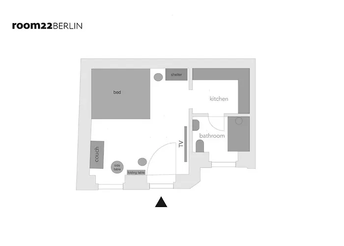 Lägenhet J8 Room22 Studioapartment Mitte Mitte *